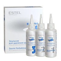 Estel Color Off — эмульсия для удаления краски с волос 3×120мл